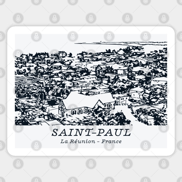 Saint-Paul - Réunion Island Sticker by Lakeric